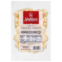 Shullsburg Creamery Cheese Curds, White, Cheddar, 12 Ounce