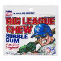 Big League Chew Bubble Gum, Outta' Here Original, 2.12 Ounce