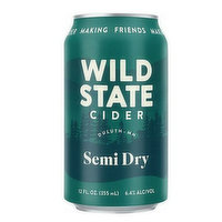 Wild State Semi Dry Cider 4 Pack, 48 Fluid ounce