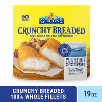 Gorton's Fish Fillets, Crunchy Breaded, 10 Each