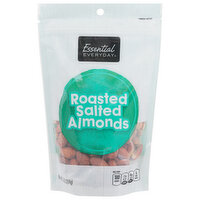 Essential Everyday Almonds, Salted, Roasted, 10 Ounce