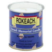 ROKEACH Candle, Israeli Memorial, 1 Each