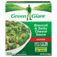 Green Giant Broccoli & Zesty Cheese Sauce, Sauced, 8 Ounce