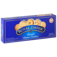 Royal Dansk Cookies, Butter, Danish, 8 Ounce