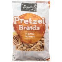 Essential Everyday Pretzel Braids, Honey Wheat, 10 Ounce