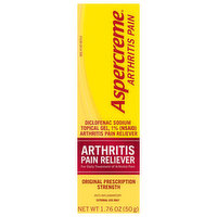 Aspercreme Arthritis Pain Reliever, Original Prescription Strength, 1.76 Ounce