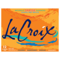 LaCroix Sparkling Water, Orange, 12 Each