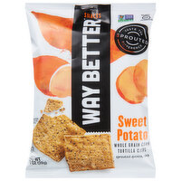 Way Better Snacks Tortilla Chips, Sweet Potato, Whole Grain Corn, 1 Ounce