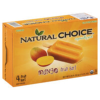 Natural Choice Fruit Bars, Mango, 4 Each