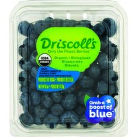 Fresh Organic Blueberries, 6 Ounce
