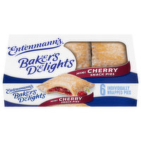 Entenmann's Bakers Delights Cherry Snack Cakes, 6 Each