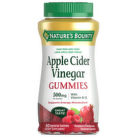 Nature's Bounty Apple Cider Vinegar, 500 mg, Gummies, Raspberry Pomegranate, 60 Each