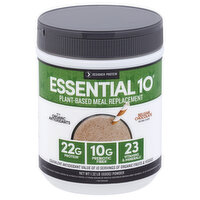 Designer Protein Essential 10 Meal Replacement, Plant-Based, Belgian Chocolate, Powder, 1.32 Pound