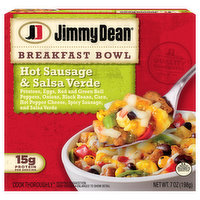 Jimmy Dean Breakfast Bowl, Hot Sausage & Salsa Verde, 7 Ounce