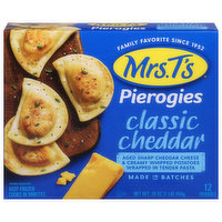 Mrs. T's Pierogies, Classic Cheddar, 12 Each