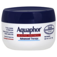 Aquaphor Healing Ointment, Advanced Therapy, for Dry, Cracked or Irritated Skin, 3.5 Ounce