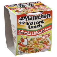 Maruchan Instant Lunch Ramen Noodle Soup, Sriracha Chicken Flavor, 2.25 Ounce