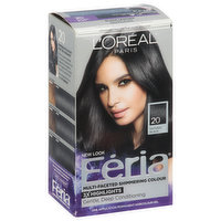 Feria Permanent Haircolour Gel, Natural Black 20, 1 Each