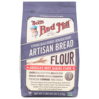 Bob's Red Mill Artisan Bread Flour, Unbleached Enriched, 5 Pound