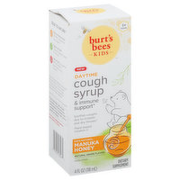 Burt's Bees Kids Cough Syrup, Manuka Honey, Daytime, Natural Grape Flavor, 1+ Years, 4 Fluid ounce