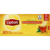 Lipton Tea, Bags, 20 Each