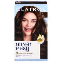 Nice’n Easy Hair Color, Permanent, Dark Brown 4, 1 Each