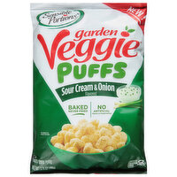 Sensible Portions Garden Veggie Corn Puffs, Baked, Sour Cream & Onion Flavored, 3.75 Ounce