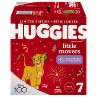 Huggies Little Movers Diapers, Disney Baby, 7 (Over 41 lb), 68 Each