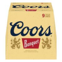 Coors Beer, Banquet, 9 Each