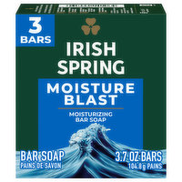 Irish Spring Moisture Blast Deodorant Bar Soap , 3 Each