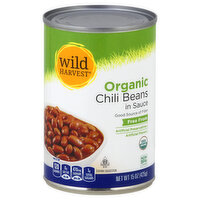 Wild Harvest Chili Beans, Organic, in Sauce, 15 Ounce