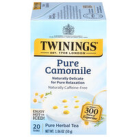 Twinings Herbal Tea, Pure Camomile, Bags, 20 Each