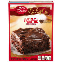 Betty Crocker Delights Brownie Mix, Supreme Frosted, 19.1 Ounce