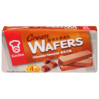 Garden Cream Wafers, Chocolate Flavoured, 4 Single Packs, 4 Each