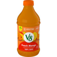 V8® Peach Mango 100% Fruit and Vegetable Juice, 46 Fluid ounce