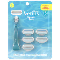 Gillette Venus Razor, Smooth, Value Pack, 1 Each