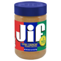 Jif Peanut Butter, Extra Crunchy, 28 Ounce