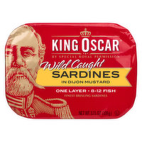 King Oscar Sardines, Wild Caught, One Layer, 3.75 Ounce
