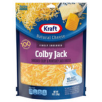 Kraft Finely Shredded Cheese, Colby Jack, 8 Ounce