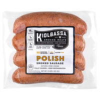 Kiolbassa Sausage, Polish, Smoked, 13 Ounce