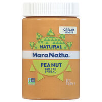 MaraNatha Peanut Butter Spread, Natural, Creamy, 16 Ounce