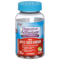 Digestive Advantage Daily Probiotics, 500 mg, Apple Flavor, Gummies, 60 Each