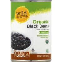 Wild Harvest Black Beans, Organic, 15 Ounce
