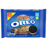 OREO Java Chip Flavored Creme Chocolate Sandwich Cookies, Family Size, 17 Ounce