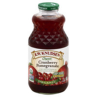 RW Knudsen 100% Juice, Organic, Cranberry Pomegranate, 32 Ounce