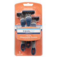 Equaline Razors, Disposable, 5 Blade, 3 Each