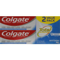 Colgate Toothpaste, Whitening, 2 Value Pack, 2 Each