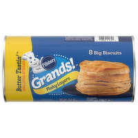 Pillsbury Biscuits, Butter Tastin', Flaky Layers, Big, 16.3 Ounce