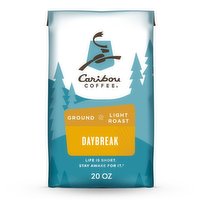 Caribou Coffee Daybreak Morning Blend Light Roast Ground Coffee, 20 Ounce