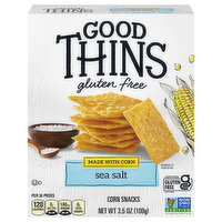 GOOD THINS Sea Salt Corn Snacks Gluten Free Crackers, 3.5 Ounce